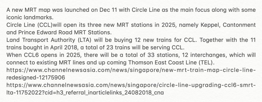 New MRT map launched with Circle Line as focus point