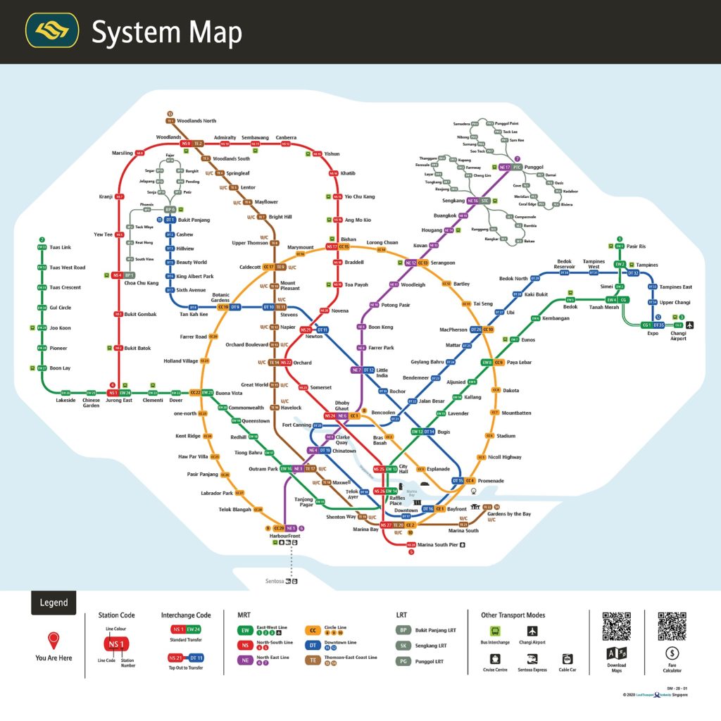 New MRT Map