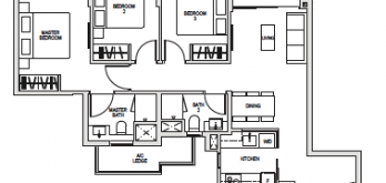 kent-ridge-hill-residences-floor-plan-3-bedroom-c2-singapore